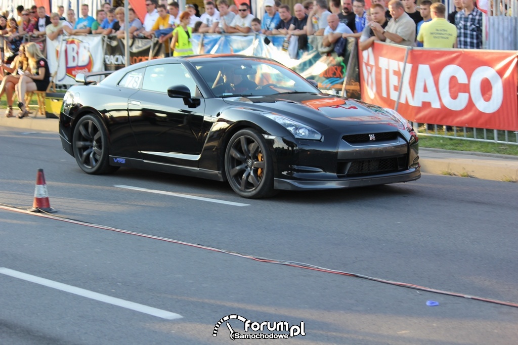 Nissan GTR zdjęcie Night Power GP 2013 Płock Finał