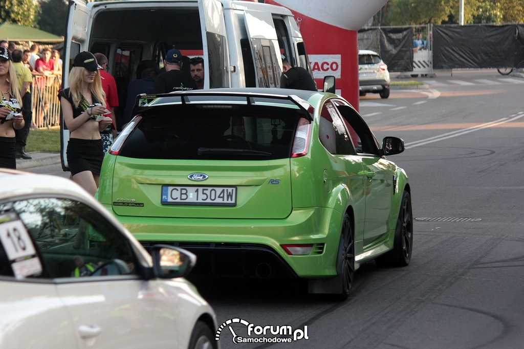 Ford Focus RS, odbiór czasu przejazdu