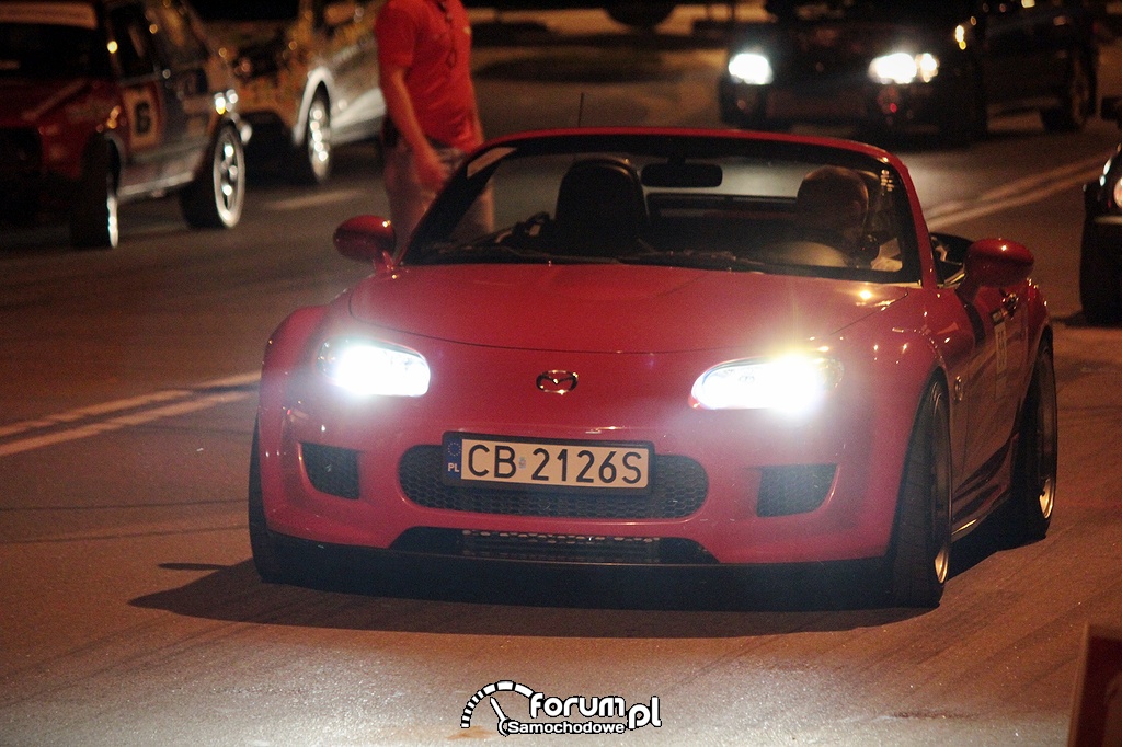 Mazda MX5 zdjęcie Night Power GP 2014 Łomża