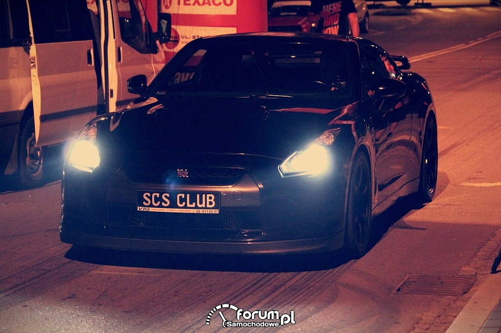 Nissan GTR zdjęcie Night Power GP 2014 Łomża