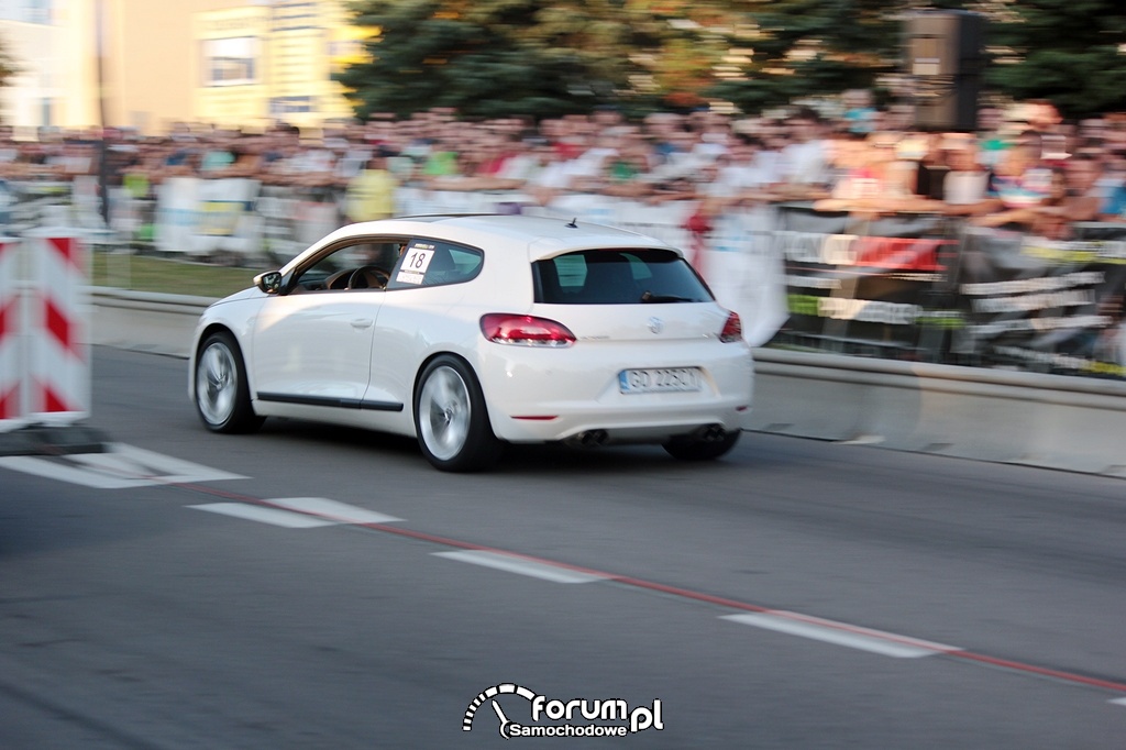 VW Scirocco, podczas wyścigu