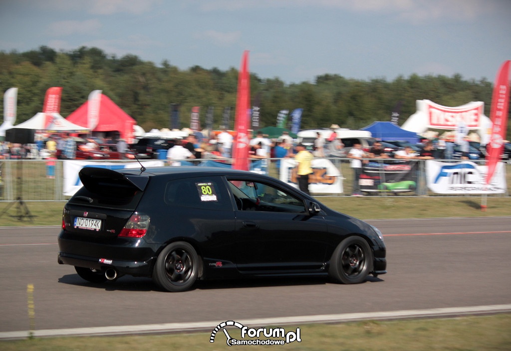 Honda Civic VII typeR, bok zdjęcie Night Power GP 2014