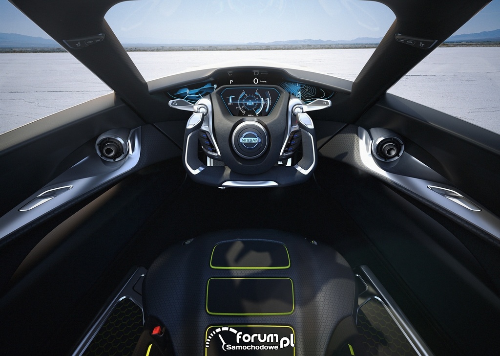 Nissan BladeGlider, wnętrze, concept