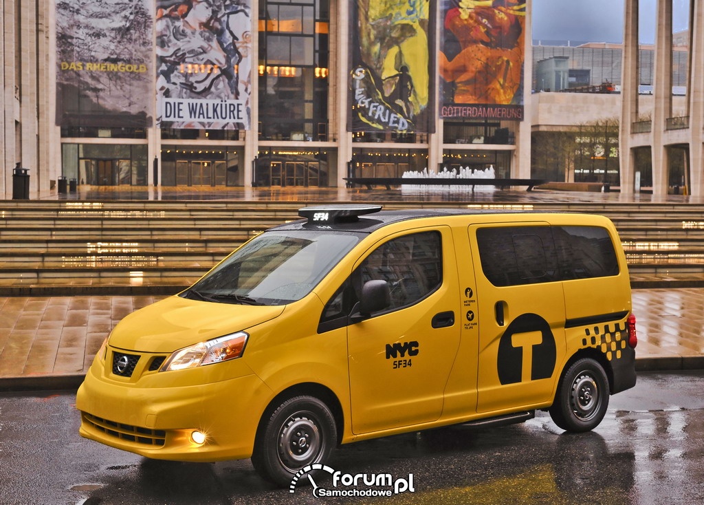 Taksówka Przyszłości Nissan NV200 Nowy York, 1 zdjęcie