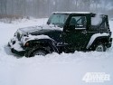 Off Road 4X4 Truck Whoops Jeep Wrangler Snow