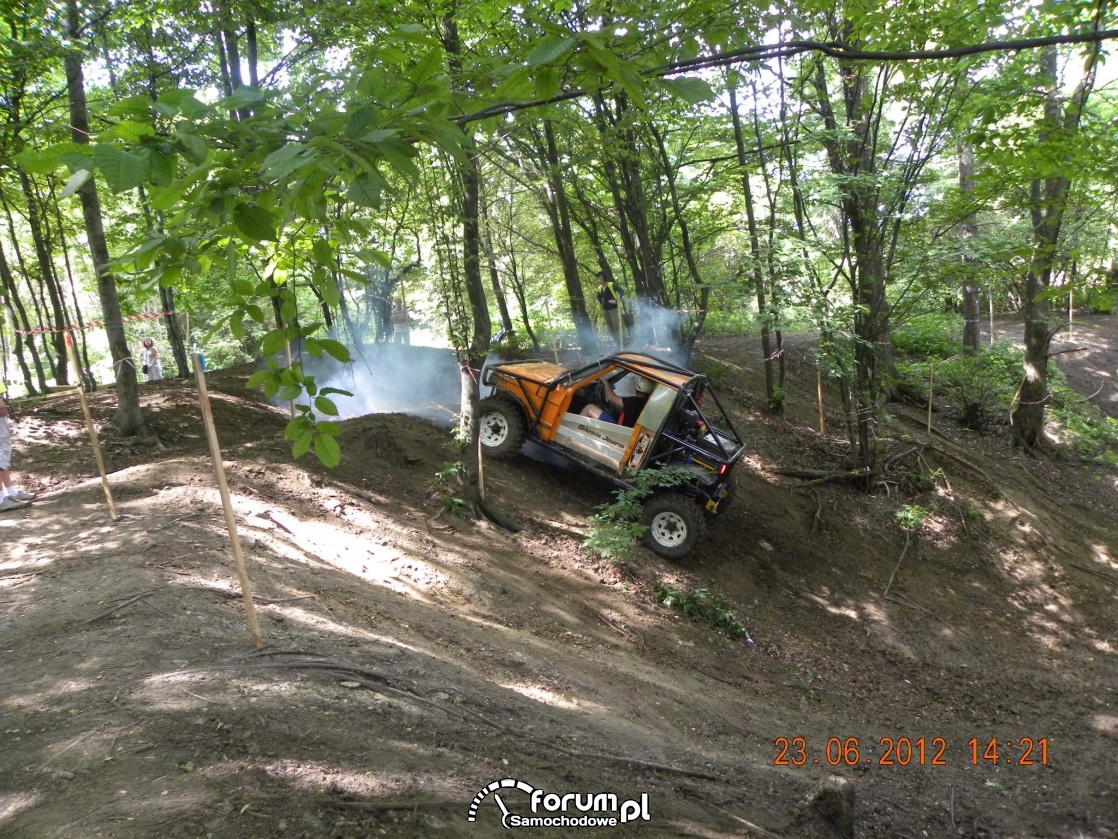 Off-road w lesie