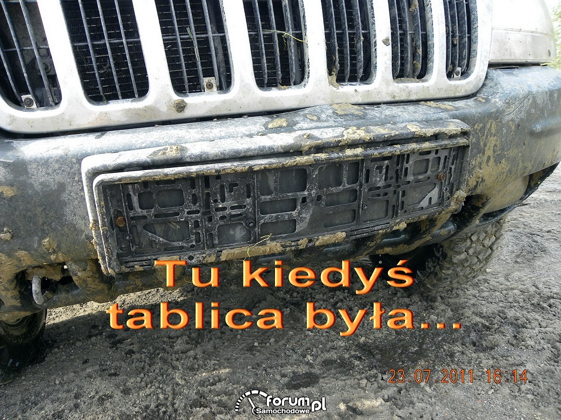 Tablica była i nie ma...