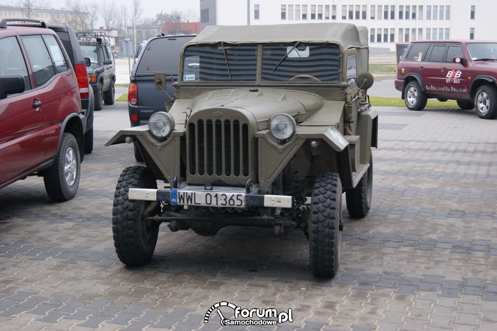 GAZ 67B, przód