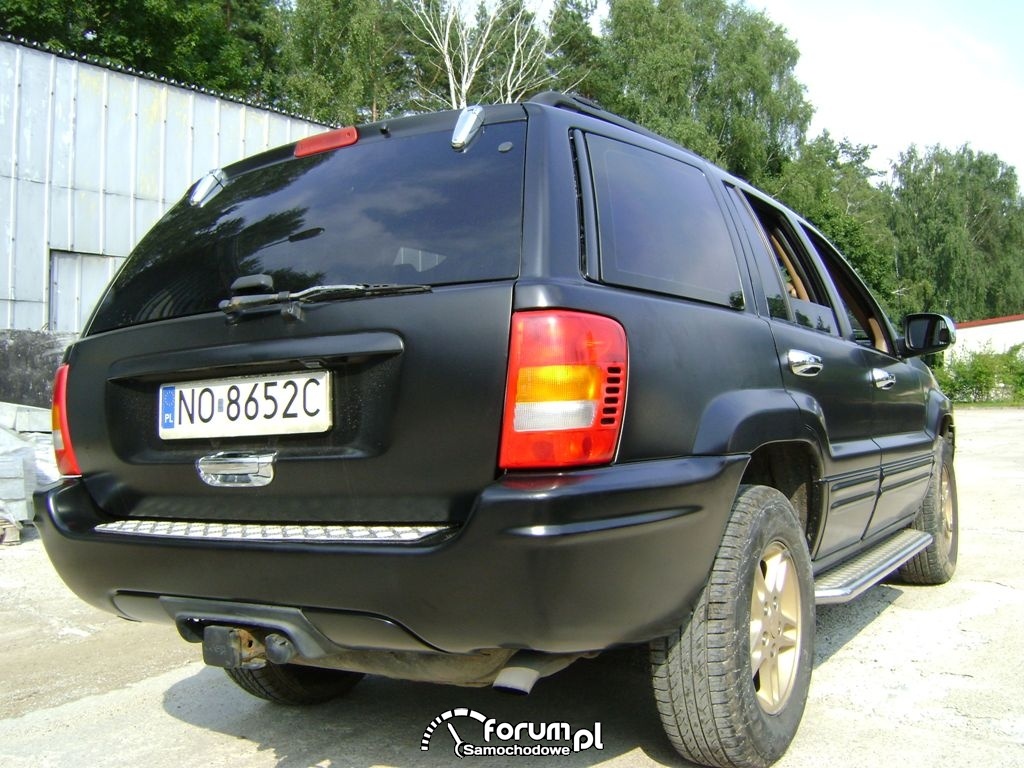 Jeep Grand Cherokee CZARNY MAT - ZMIANA KOLORU