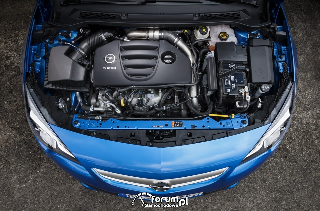 Opel Astra OPC, silnik 2.0 SIDI Turbo