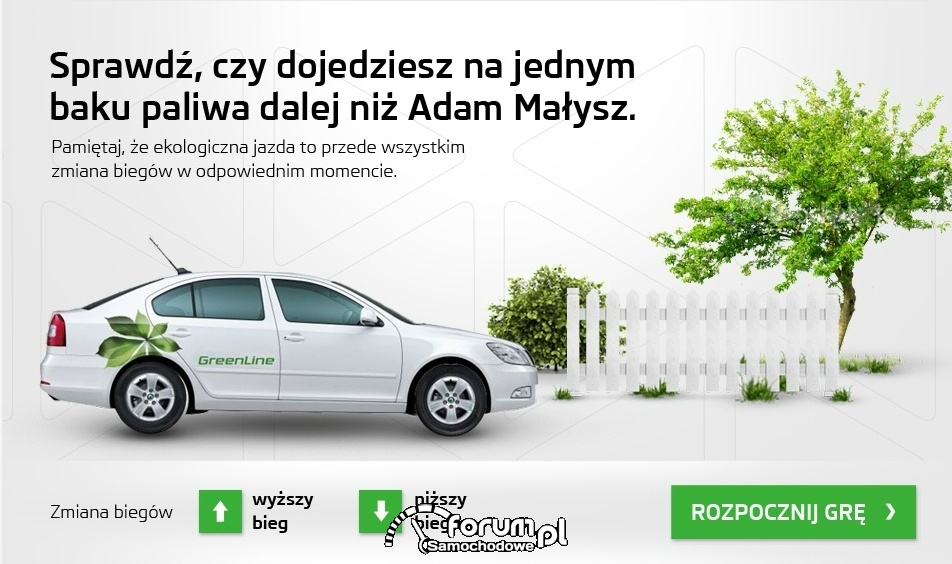 Czy dojedziesz na jednym baku paliwa dalej niż Adam Małysz