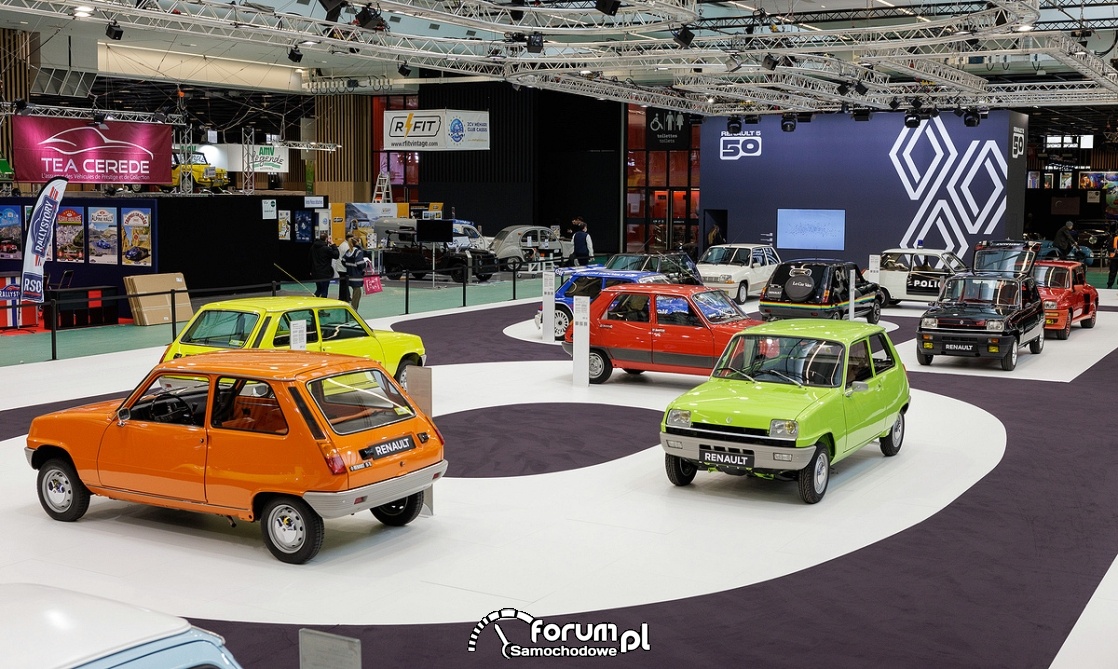 Renault świętuje 50-lecie modelu Renault 5 na  salonie Retromobile