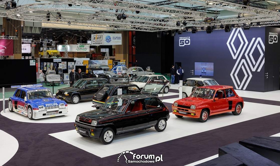 Renault świętuje 50-lecie modelu Renault 5 na  salonie Retromobile