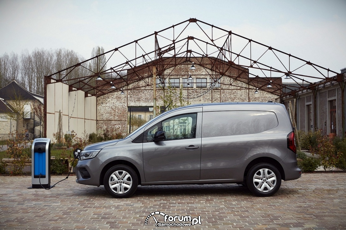 Renault Kangoo Van E-TECH Elektryczne - zasięg, tryby jazdy