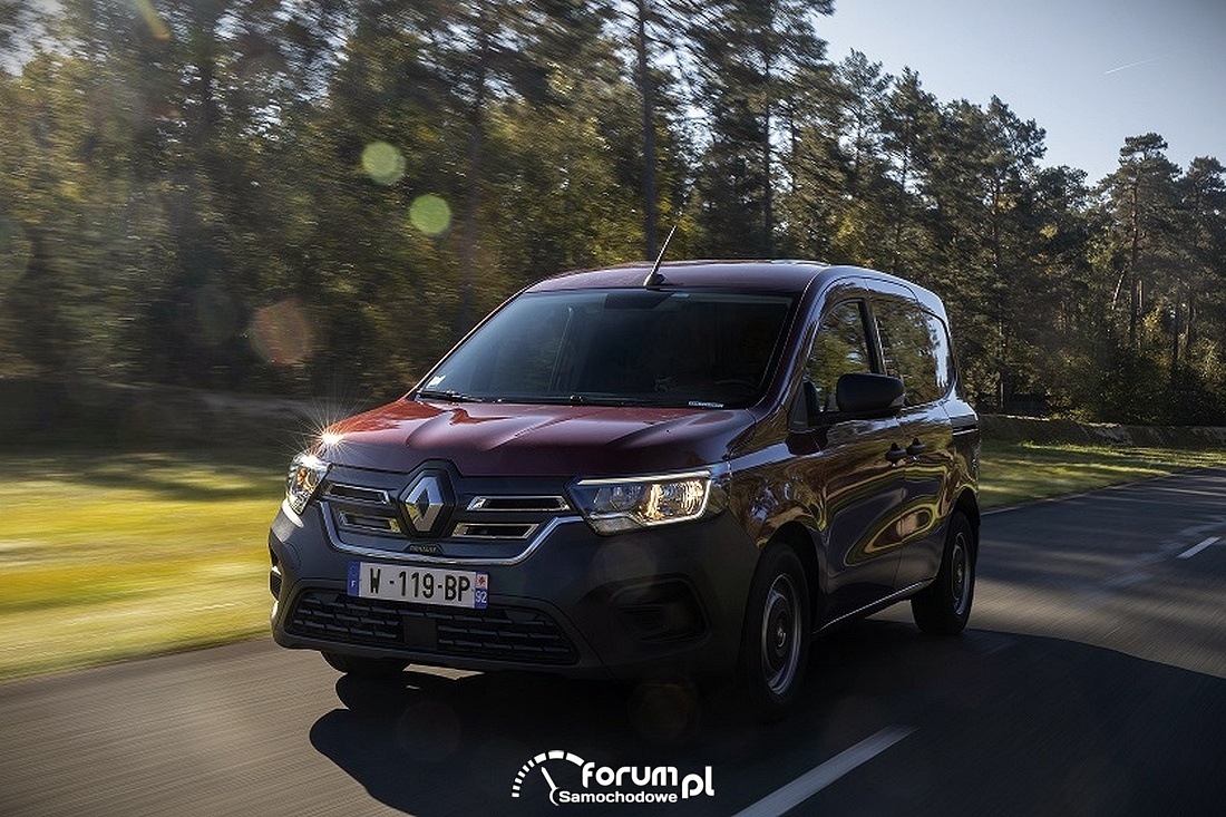 Renault Kangoo Van E-TECH Elektryczne - zasięg, tryby jazdy