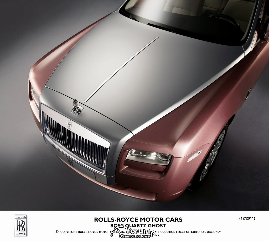 Rolls-Royce Ghost, kolor róża kwarcowa