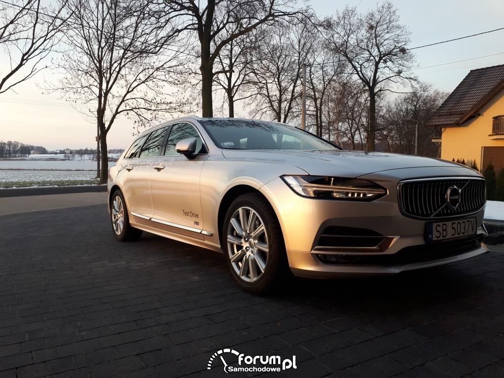 Test Volvo V90 2018r. D4 190KM Inscription