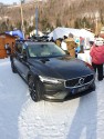 Volvo V60, narty na bagażniku dachowym