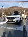 Volvo XC40 z bagażnikiem dachowym