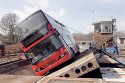 Autobus piętrowy na pochylni, Scania OmniCity