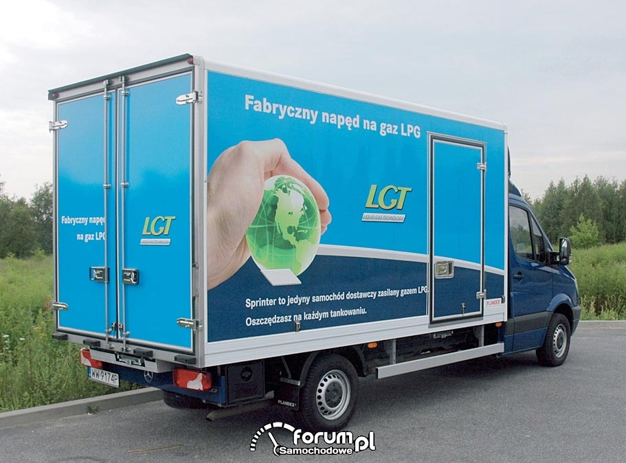 Sprinter 316 LGT zasilany benzyną i gazem LPG