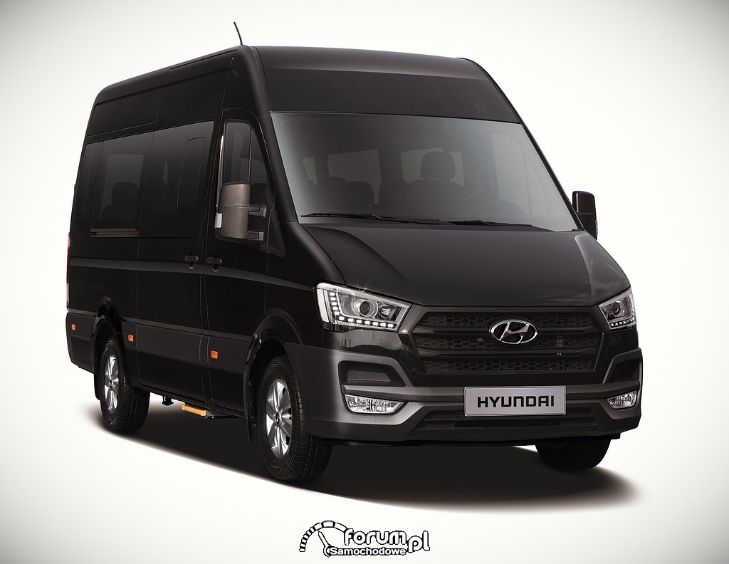 Hyundai H350 - trzy wersje modelu: furgon, minibus, podwozie