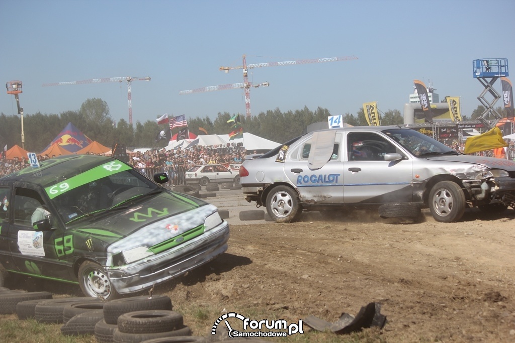 Mondeo vs Escort, Wrak Race