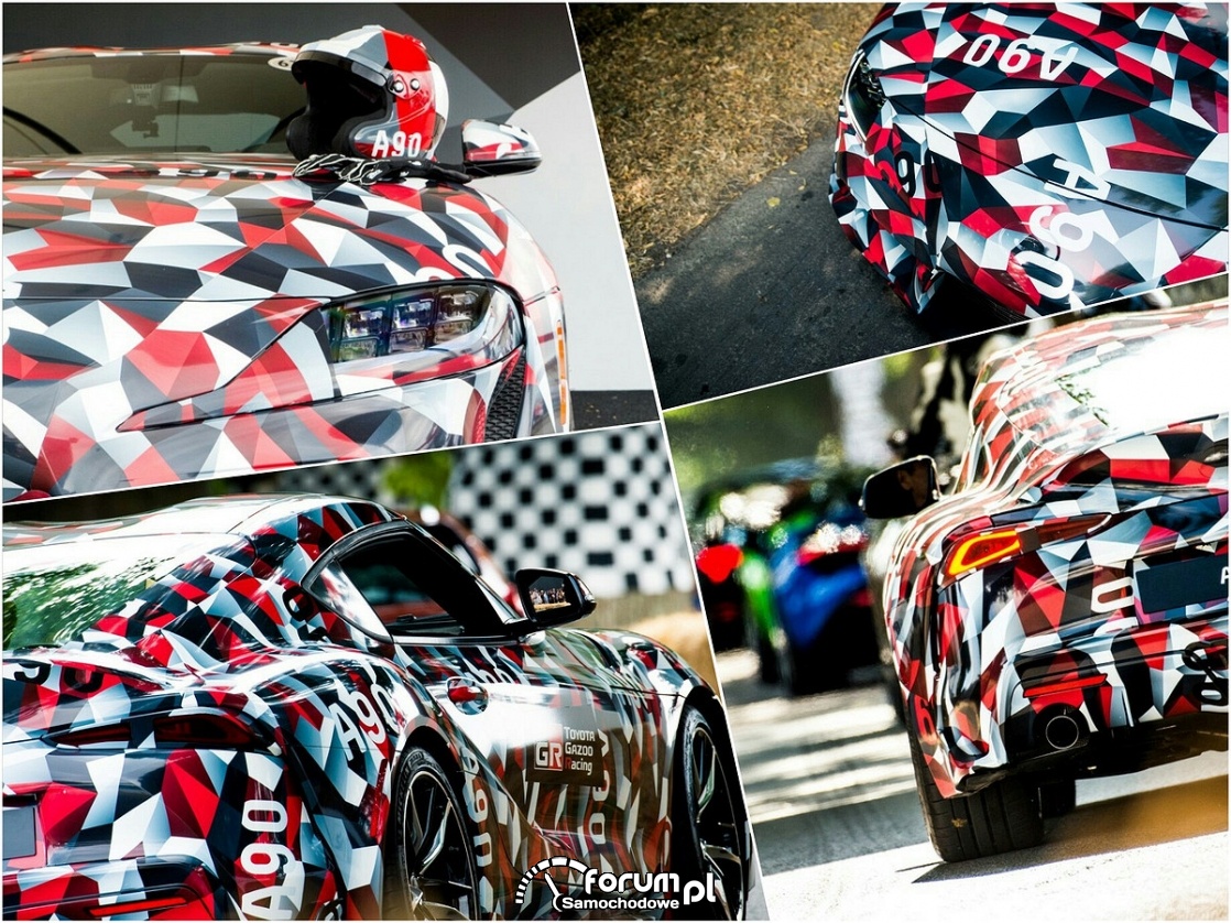 Kamuflarz samochodu - Toyota Supra