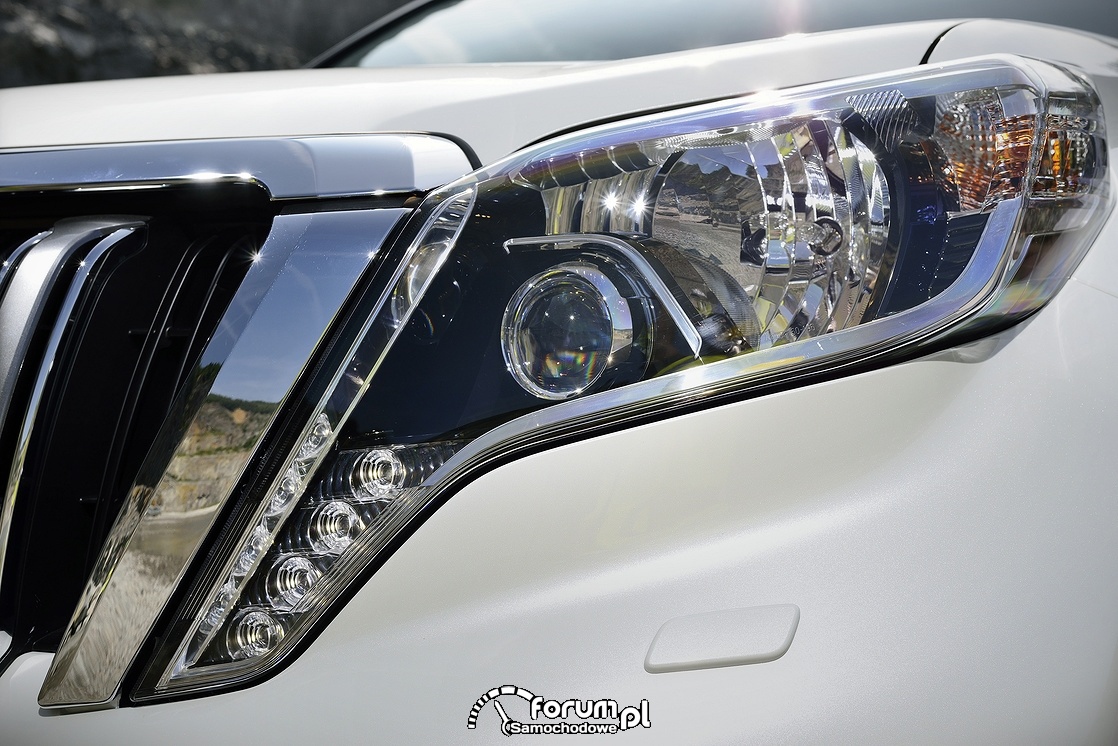 Przednie lampy, Toyota Land Cruiser, 2013