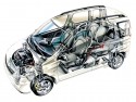 Toyota Funcargo pierwszy na świecie system składania tylnych siedzeń dla uzyskania płaskiej podłogi