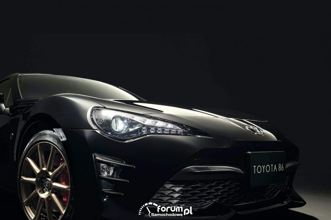 Toyota GT86 black limited, przód