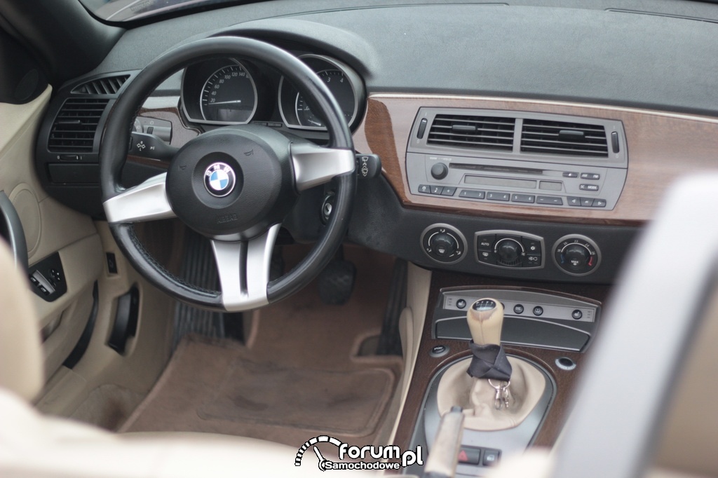 BMW Z4, wnętrze