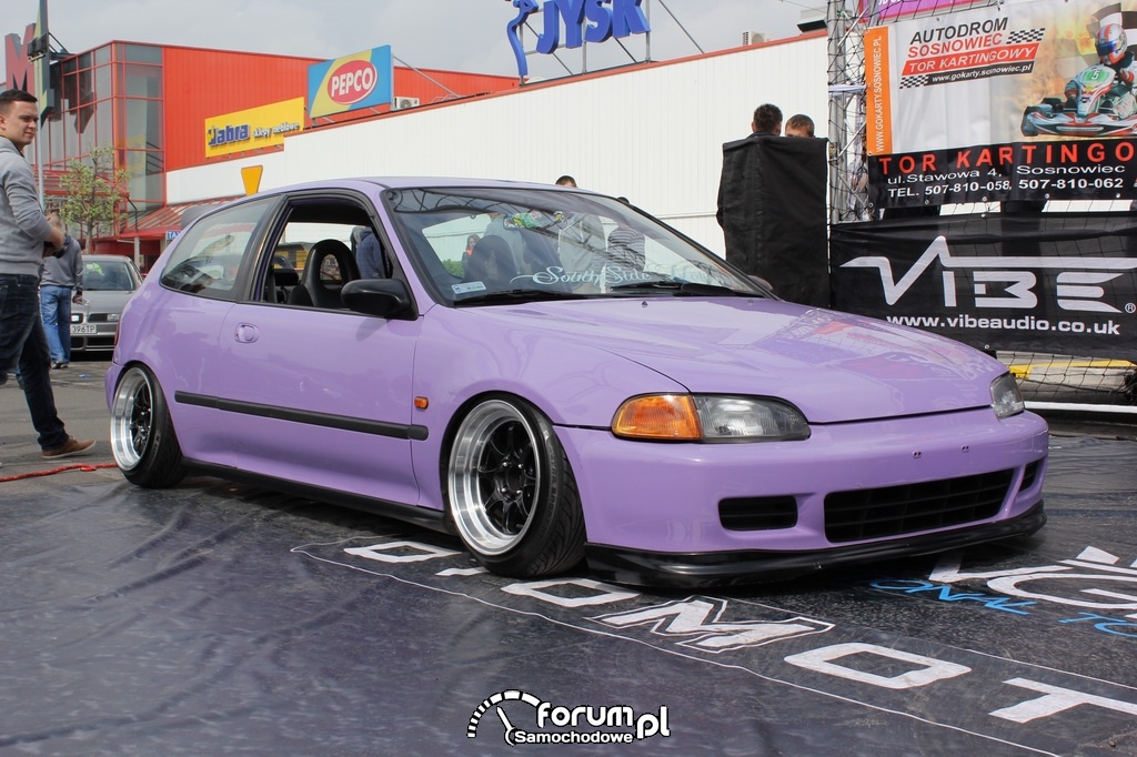 Fioletowy Civic V