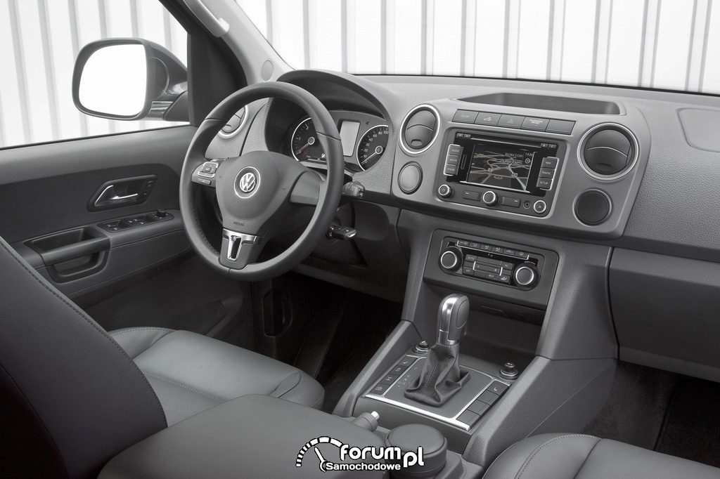 Volkswagen Amarok 4MOTION, wnętrze, PickUp