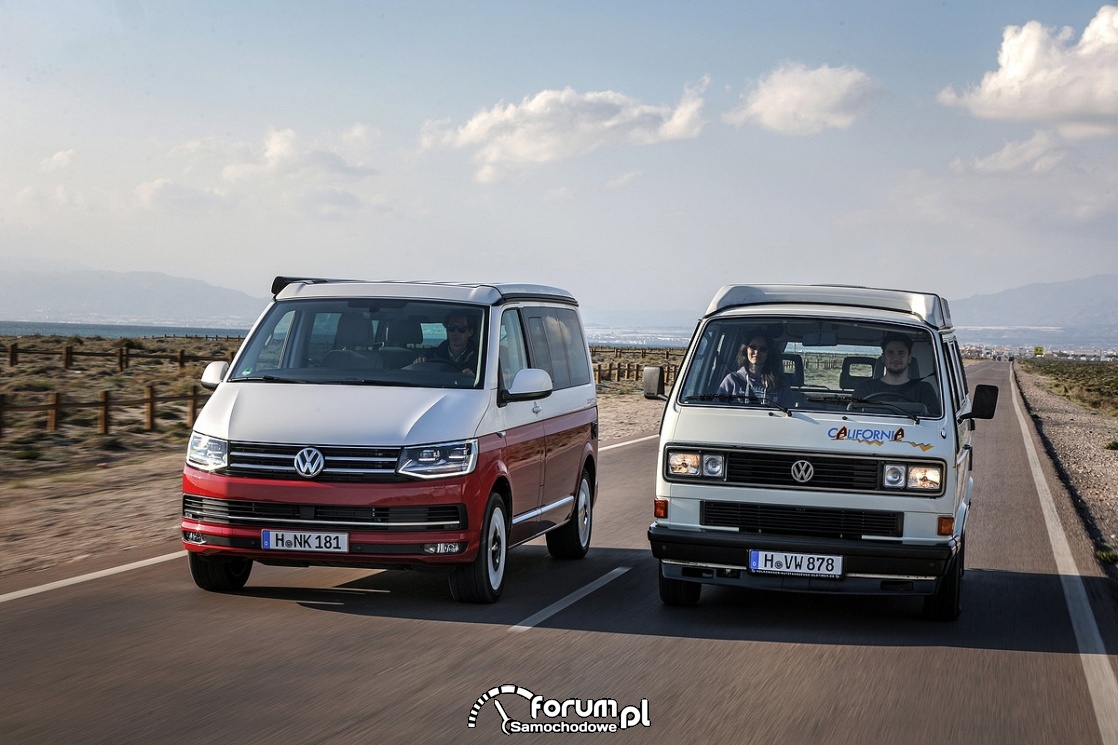Volkswagen California T3 vs California T6