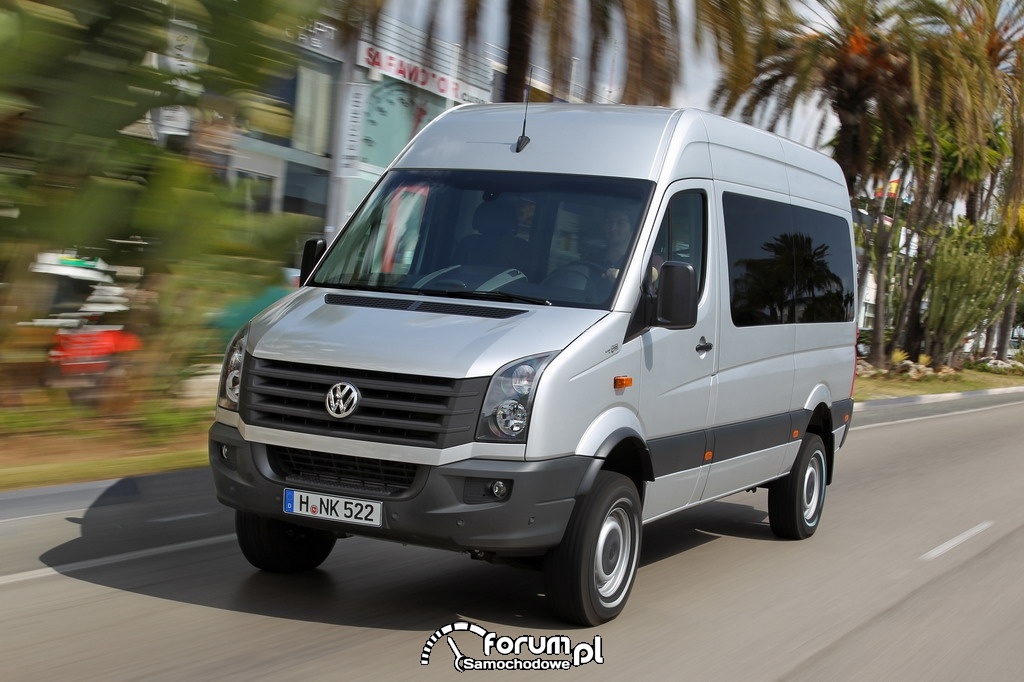 Volkswagen Crafter 4MOTION z napędem firmy Achleitner