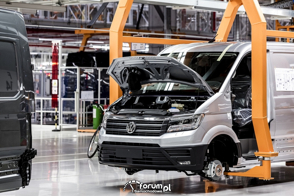 Volkswagen Crafter - montaż, linia produkcyjna