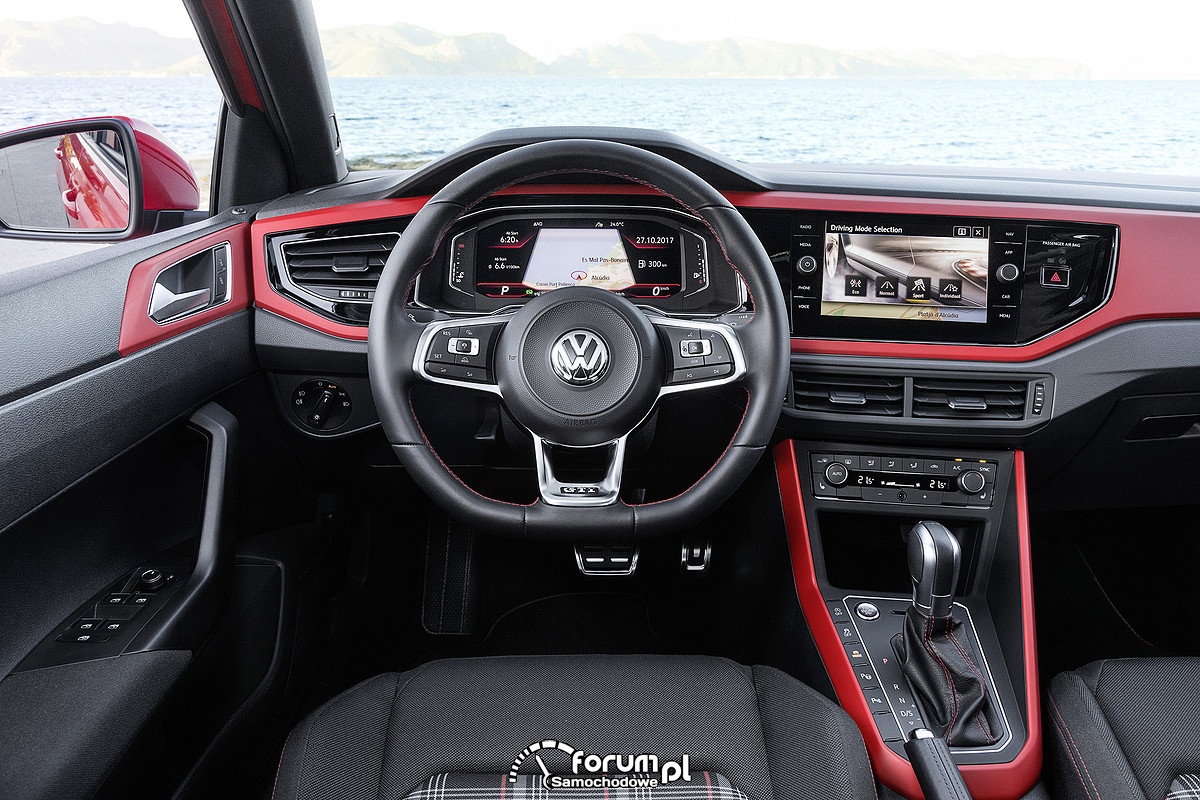 Volkswagen Polo GTI, 2018, wnętrze zdjęcie Galeria