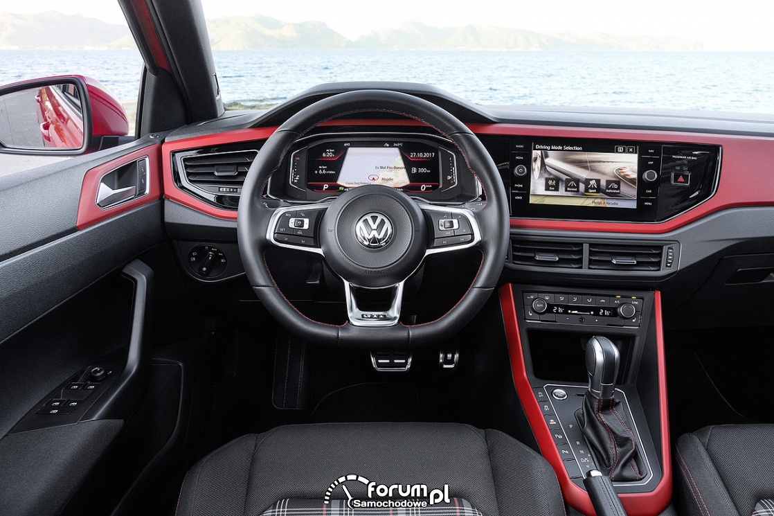 Volkswagen Polo GTI, 2018, wnętrze