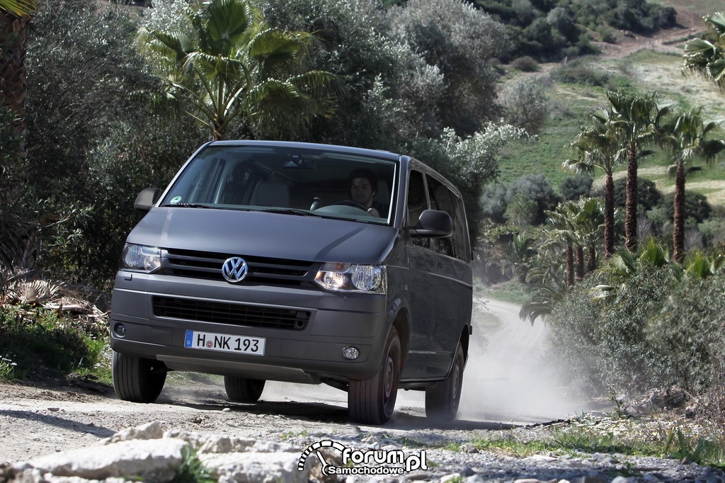 Samochody użytkowe Volkswagena z napędem na cztery koła