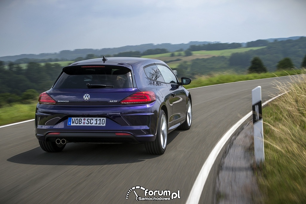 VW Scirocco R 2.0TDI, tył
