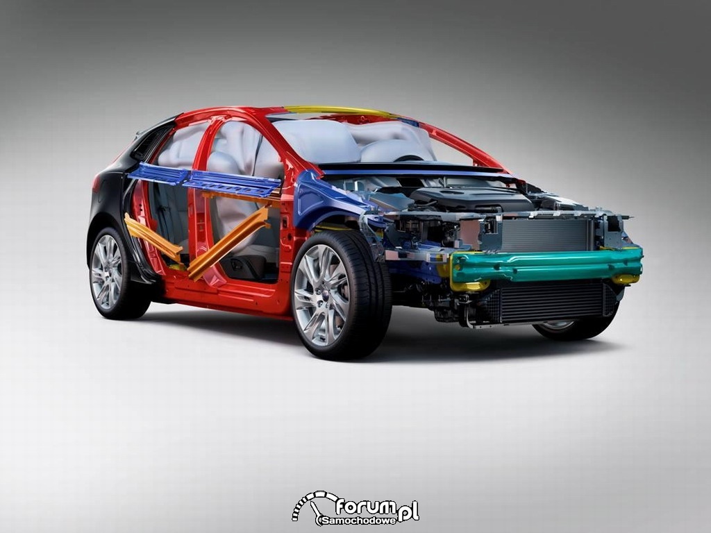 Volvo V40, przekrój karoserii, 2012
