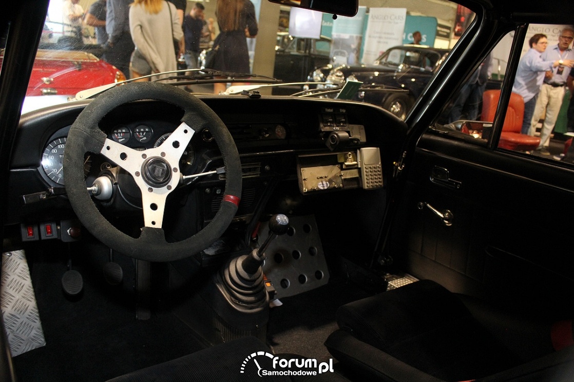 Lancia Fulvia Rallye 1.3 Coupe, wnętrze