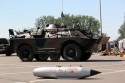 Wojskowa amfibia BDRM-2, bok
