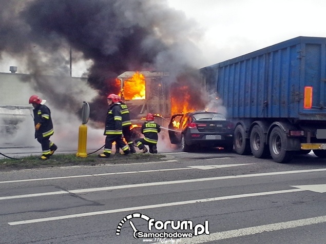 Wypadek na DK44 Tychy