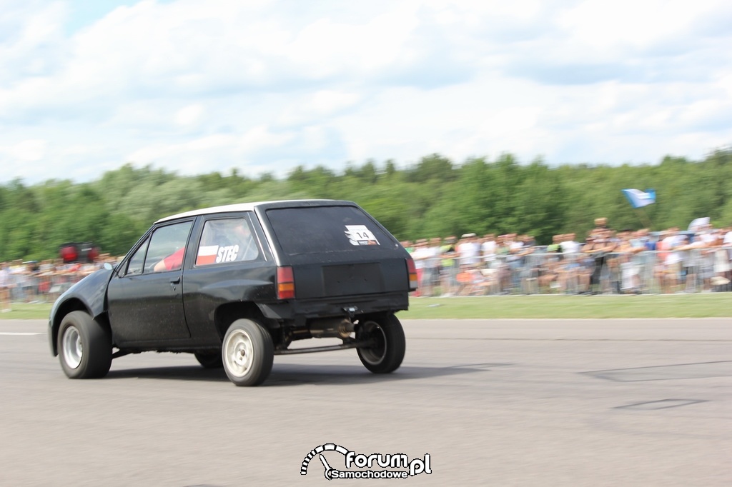 Opel Corsa, Stec, podczas wyścigu