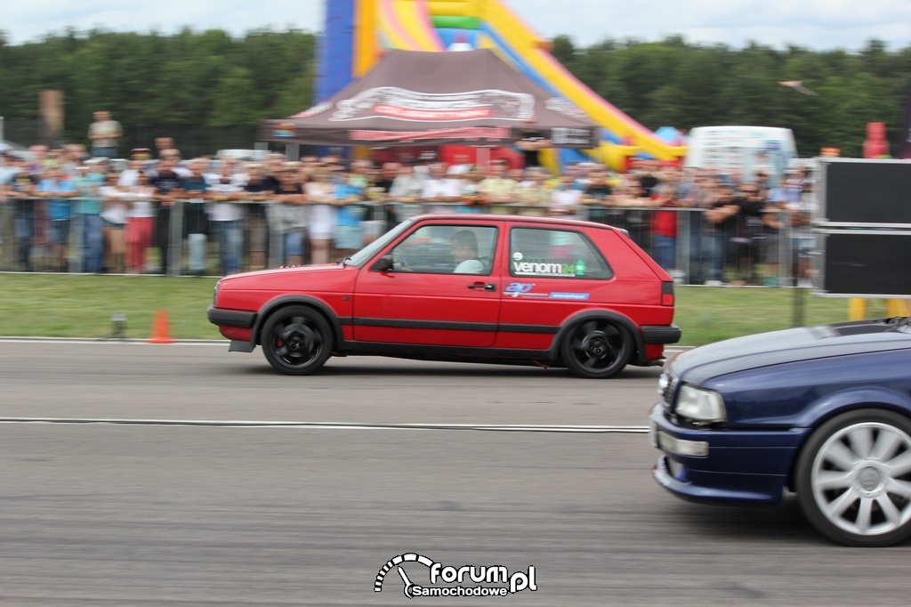 VW Golf II VR6 Turbo vs Audi 80 B4 coupe