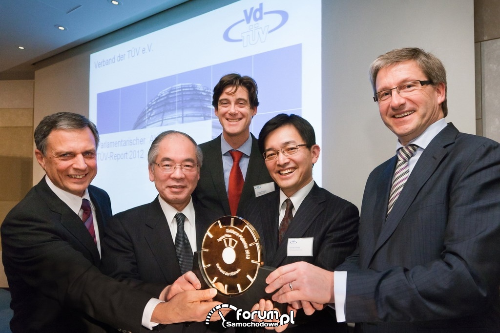 Nagroda niemieckiego instytutu TUV - Toyota