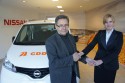 Przekazanie kluczyków do Nissana NV200 przez Panią Iwonę Bartosik z warszawskiego Działu Flotowego NISSAN Sales Central & Eastern Europe