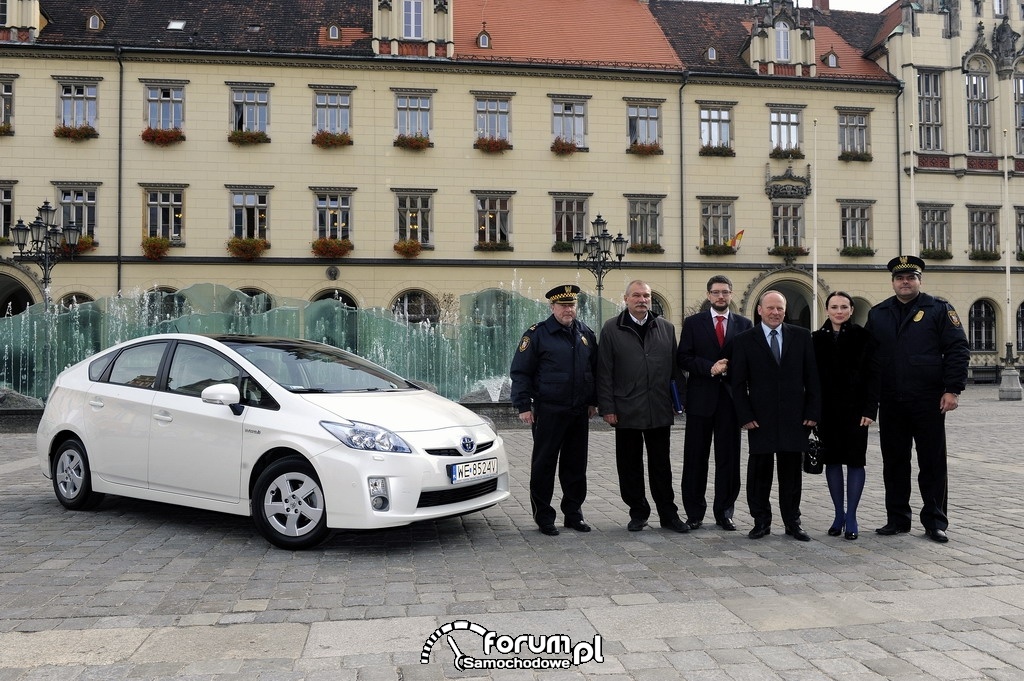 Toyota Prius  w ramach projektu - Wrocław dla klimatu
